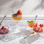 Godinger Dublin Clear Glass Trifle Set, 16 Pieces