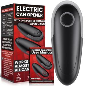 One Touch Electric Can Opener for All Sizes