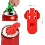 Colorful Manual Soda Can Opener Set - 6 Pcs
