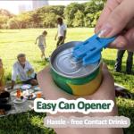 Colorful Manual Soda Can Opener Set - 6 Pcs