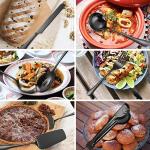 8-Piece Stainless Steel Serving Utensils Set