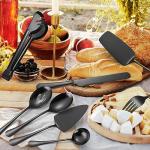 8-Piece Stainless Steel Serving Utensils Set