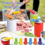 Colorful Manual Soda Can Opener Set - 6 Pcs