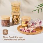 Bamboo Lid Overnight Oats & Chia Pudding Jars