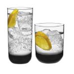 Libbey Polaris Smoke Tumbler and Rocks Glass Set