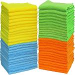 Microfiber Cleaning Cloths - 50 Pack 12" x 16