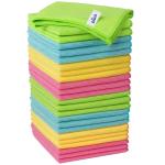 MR.SIGA Microfiber Cleaning Cloths, 24-Pack, 12.6" Square