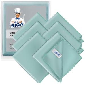 MR.SIGA Ultra Fine Microfiber Glass Cleaning Cloths