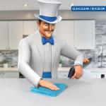 MR.SIGA Microfiber Cleaning Cloths, 24-Pack, 12.6" Square