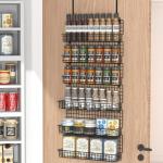 6-Tier Wall-Mounted Spice Rack Organizer