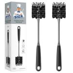 MR.SIGA Long Handle Bottle Brushes, 2 Pack