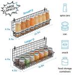 6-Tier Wall-Mounted Spice Rack Organizer