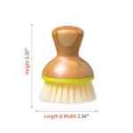 Bamboo Dish Brush – Safe, Ergonomic, Stylish Scrubber