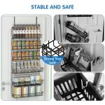 6-Tier Wall-Mounted Spice Rack Organizer