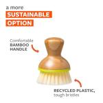 Bamboo Dish Brush – Safe, Ergonomic, Stylish Scrubber