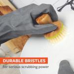 Bamboo Dish Brush – Safe, Ergonomic, Stylish Scrubber