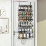 6-Tier Wall-Mounted Spice Rack Organizer
