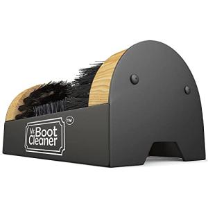Sturdy Wooden Boot Scraper and Shoe Brush