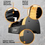 Sturdy Wooden Boot Scraper and Shoe Brush