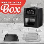 Gourmia 14 Qt Air Fryer Oven with Rotisserie