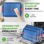 NutriChef 3-Piece Nonstick Baking Pans Set