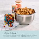 Stainless Steel Nesting Mixing Bowls - Set of 3