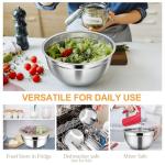 TeamFar Nesting Mixing Bowls with Airtight Lids