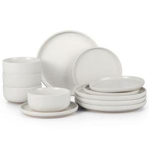 HaWare 12-Piece Stoneware Dinnerware Set for 4