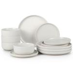 HaWare 12-Piece Stoneware Dinnerware Set for 4