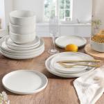HaWare 12-Piece Stoneware Dinnerware Set for 4