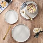 HaWare 12-Piece Stoneware Dinnerware Set for 4