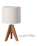 Cute Beige Tripod Table Lamp for Any Room