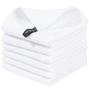 Ultra Soft Cotton Waffle Dish Cloths, 6-Pack