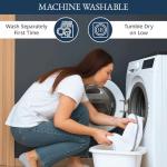 12 Pack Grey Stripe Cotton Kitchen Hand Towels