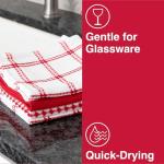 T-Fal Cotton Waffle Dish Cloths (4-Pack) Red