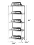 SINGAYE Heavy Duty 5-Tier Metal Storage Shelves