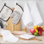 Ultra Soft Cotton Waffle Dish Cloths, 6-Pack