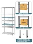 SINGAYE Heavy Duty 5-Tier Metal Storage Shelves