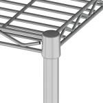 5-Tier Metal Shelving Unit for Home Storage