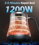 Temperature Control Gooseneck Electric Kettle, 27oz