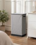 SOLEDI Laundry Hamper with Lid 100L Large & Tall Collapsible Laundry Basket, Clothes Hamper with Bag Removable Easy to Carry, Dirty Hampers for Bedroom, Bathroom, Dorm, College, Grey