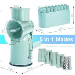 Energevity Manual Cheese Grater with 5 Blades