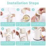 Energevity Manual Cheese Grater with 5 Blades