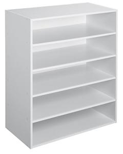 ClosetMaid 5-Shelf Stackable Organizer in White