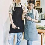 MORNITE Waterproof Cotton Art Apron - Green