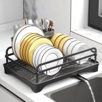 Large Dish Drying Rack with Utensil Holder