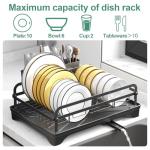 Large Dish Drying Rack with Utensil Holder