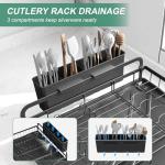 Large Dish Drying Rack with Utensil Holder