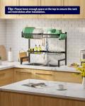 Kitsure Adjustable Over Sink Dish Drying Rack
