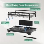 Large Dish Drying Rack with Utensil Holder
